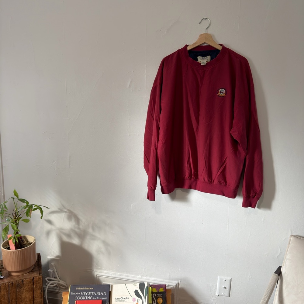 Men's Red Sportswear Crewneck Sweater